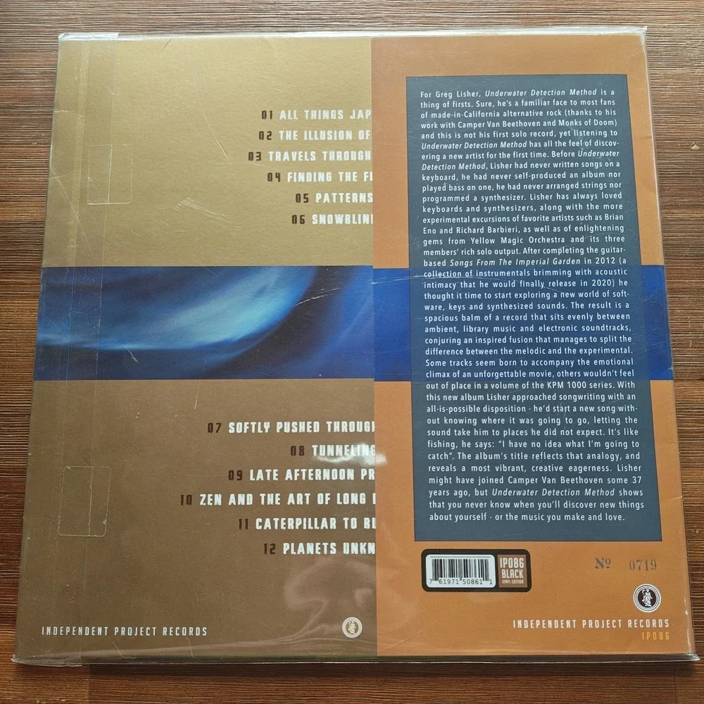 New Greg Lisher Underwater Detection Method (Vinyl)‎ 12" Album Gatefold Cover - Picture 2 of 3